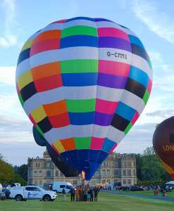 G-CMMS hot air balloon, a Kubicek Factory S.R.O. BB22E, added to the archive 22 September 2026. Photograph by George_Madd