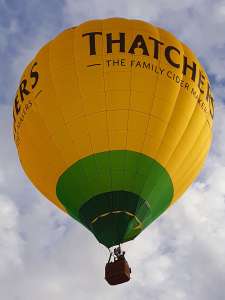 G-CMVB hot air balloon, a Cameron Z-105, added to the archive 22 September 2026. Photograph by George_Madd