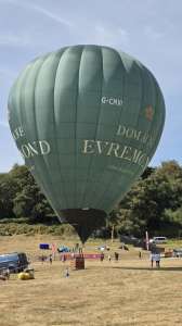 G-CMVI hot air balloon, a Cameron Z-90. Photograph by Dave