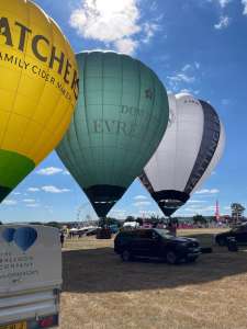 G-CMVI hot air balloon, a Cameron Z-90, added to the archive 13 September 2026. Photograph by Cera168_