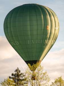 G-CMVI hot air balloon, a Cameron Z-90, seen at Horningsham, Wiltshire, United Kingdom on 11 September 2026. Photograph by Dave