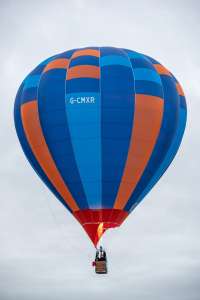 G-CMXR hot air balloon, a Cameron SPORT-80. Photograph by Dave