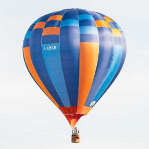 G-CMXR hot air balloon, a Cameron SPORT-80, seen at Arrow, Warwickshire, United Kingdom on 30 May 2026. Photograph by Dave