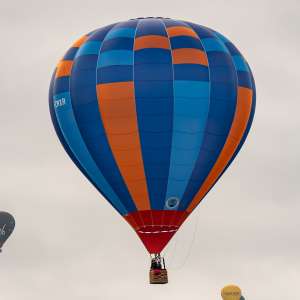 G-CMXR hot air balloon, a Cameron SPORT-80, seen at Horningsham, Wiltshire, United Kingdom on 11 September 2026. Photograph by Dave