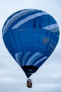 G-CMYD hot air balloon, a Cameron Z-120. Photograph by Dave