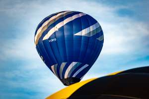 G-CMYD hot air balloon, a Cameron Z-120, seen at Widcombe, Bath and North East Somerset, United Kingdom on 27 June 2026. Photograph by Dave