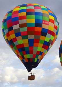 G-CMYK hot air balloon, a Kubicek Factory S.R.O. BB60Z, added to the archive 22 September 2026. Photograph by George_Madd