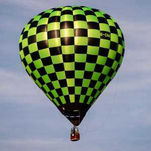 G-CNAT hot air balloon, a Kubicek Factory S.R.O. BB26Z. Photograph by Dave