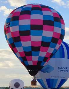 G-CNBL hot air balloon, a Diamond P-90, added to the archive 22 September 2026. Photograph by George_Madd
