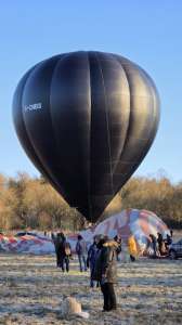 G-CNBS hot air balloon, a Kubicek Factory S.R.O. BB22E. Photograph by Dave