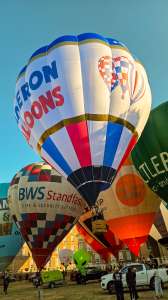 G-CNCM hot air balloon, a Cameron SPORT-90. Photograph by Dave