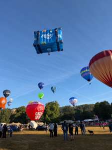 G-CNDJ hot air balloon, a Cameron Graz BOX-110, added to the archive 15 September 2026. Photograph by jack101