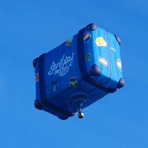 G-CNDJ hot air balloon, a Cameron Graz BOX-110, added to the archive 22 September 2026. Photograph by George_Madd