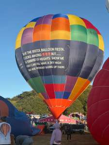 G-CNEB hot air balloon, a Cameron SPORT-70, added to the archive 15 September 2026. Photograph by markneal