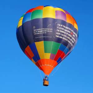 G-CNEB hot air balloon, a Cameron SPORT-70, added to the archive 22 September 2026. Photograph by George_Madd