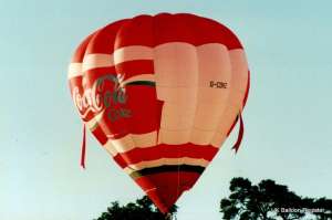 G-COKE hot air balloon, added to the archive 27 August 2026. Photograph by G Duke