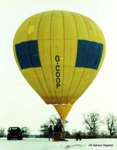 G-COOP hot air balloon, a Cameron N-31, added to the archive 7 September 2026. Photograph by Mel Kirby