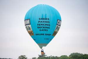 G-CPAF hot air balloon, a Diamond S-90, seen at Arrow, Warwickshire, United Kingdom on 31 May 2025. Photograph by Dave