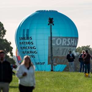 G-CPAF hot air balloon, a Diamond S-90, seen at Arrow, Warwickshire, United Kingdom on 30 May 2026. Photograph by Dave
