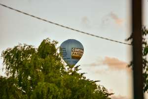 G-CPAF hot air balloon, a Diamond S-90, seen at Faulkland, Somerset, United Kingdom on 20 June 2026. Photograph by Dave