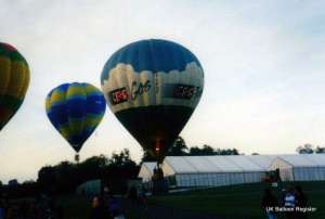 G-CPSF hot air balloon, a Cameron N-90. Photograph by JEM Ballooning