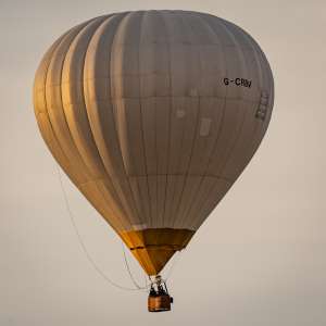 G-CRBV hot air balloon, a Balony Kubicek SPOL. S R.O. BB26. Photograph by Dave
