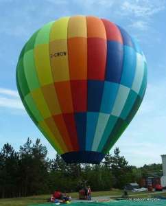 G-CWOW hot air balloon, a Balony Kubicek SPOL. S R.O. BB45Z. Photograph by Kubicek Balloons