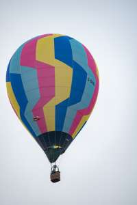 G-DANJ hot air balloon, a Cameron TR-65, seen at Arrow, Warwickshire, United Kingdom on 31 May 2025. Photograph by Dave