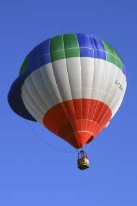 G-DBAT hot air balloon, a Lindstrand HOT AIR Balloons LBL 56A. Photograph by Derek Heley