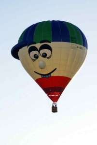 G-DBSR hot air balloon, a Balony Kubicek SPOL. S R.O. BB26Z. Photograph by Richard Gahan