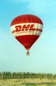 G-DHLB hot air balloon, added to the archive 27 August 2026. Photograph by Bob Mitchener