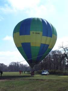 G-DING hot air balloon, added to the archive 27 August 2026. Photograph by Andrew Garrett