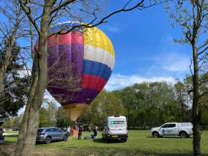 G-DKBA hot air balloon, a Dolgoprudnenskogo Design Bureau OF Automation Dkba AT 0301-0, added to the archive 14 September 2026. Photograph by Cera168_