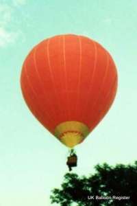 G-DOLL hot air balloon, a Thunder AX6-56, added to the archive 7 September 2026. Photograph by Mel Kirby