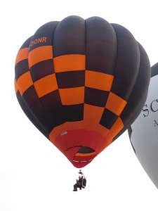 G-DONR hot air balloon, a Cameron O-31. Photograph by Kevin Boon