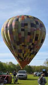 G-DRGN hot air balloon, a Cameron N-105