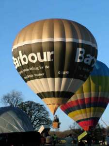 G-DRYS hot air balloon, a Cameron N-90. Photograph by Balloon Spotters Archive