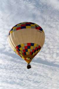 G-DUGI hot air balloon, a Lindstrand Balloons LBL 90A. Photograph by Paul Coman