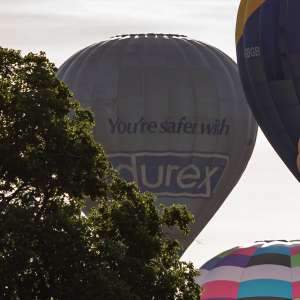 Durex hot air balloon G-DURX, a Thunder AND Colt Colt 77A