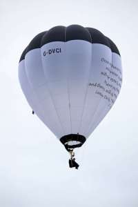 G-DVCI hot air balloon, an Ultramagic H-31. Photograph by Christoff Deyaert