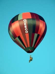 G-EECO hot air balloon, a Lindstrand Balloons LBL 25A Cloudhopper, added to the archive 7 September 2026. Photograph by Balloon Spotters Archive