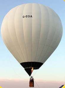G-EGIA hot air balloon, an Ultramagic M-65. Photograph by UltraMagic Balloons
