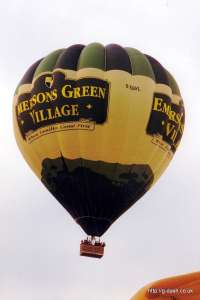 G-EGVL hot air balloon, added to the archive 27 August 2026. Photograph by Mike Clarke