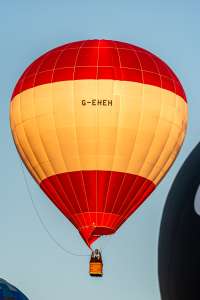 G-EHEH hot air balloon, a Lindstrand Technologies LTL Series 1-90. Photograph by Dave