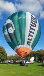 G-EJIT hot air balloon, a Diamond P-60. Photograph by Trev Read