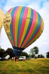 G-ELLE hot air balloon, a Cameron N-90. Photograph by Andrew Garrett