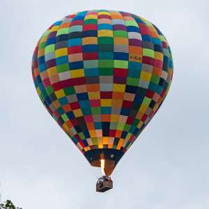 G-ELMR hot air balloon, a Balony Kubicek SPOL. S R.O. BB85Z. Photograph by Dave