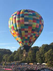 G-ELMR hot air balloon, a Balony Kubicek SPOL. S R.O. BB85Z, added to the archive 15 September 2026. Photograph by markneal