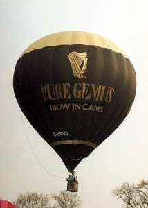 G-ENUS hot air balloon, added to the archive 27 August 2026. Photograph by Andrew Garrett