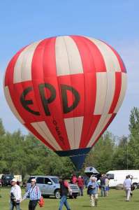G-EPDI hot air balloon, a Cameron N-77, added to the archive 7 September 2026. Photograph by G Bann